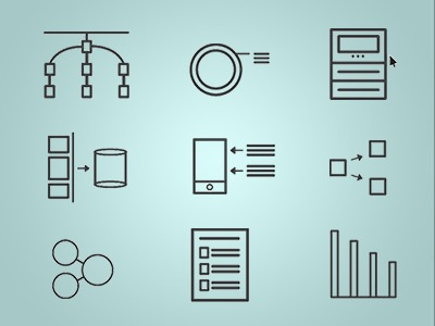 UX tool icons