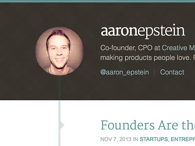 aarone.com aarone.com argyle blog header timeline