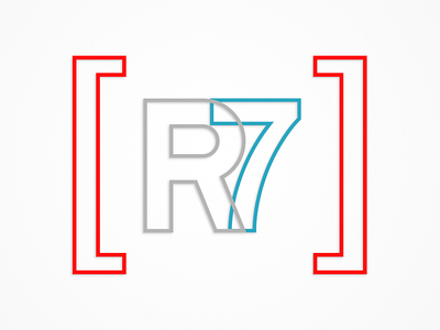 R7 Logo 7 graphic design logo old personal r rodrigo