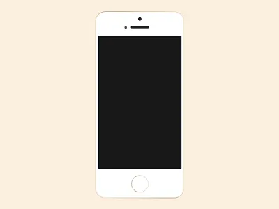 Flat iPhone 5S Champagne apple champagne device iphone iphone 5s champagne