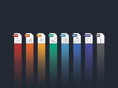 New file type icons file filetype icon spectrum