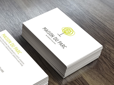 Maison Du Parc brand branding corporate design identity logo logotype mark restaurant