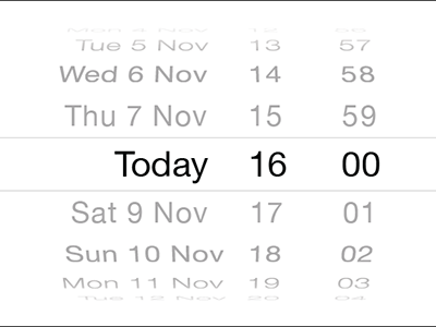iOS 7 Picker Vector Resource ai blueprints date picker download free ios 7 ios7 mockup picker uipicker vector wireframe