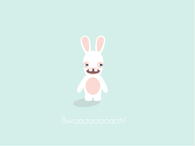 Rabbids! annoyed designer frustrated illustration rabbids rabbids invasions vector