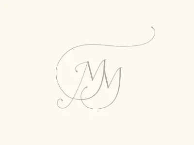 Michelle March branding calligraphy handlettering icon logo
