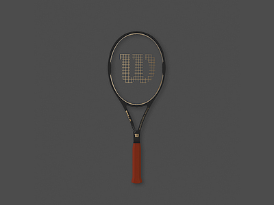 Wilson Pro Staff 90 1983/2013 Anniversary 90 atp black federer gold petesampras prostaff racquet rogerfederer tennis wilson