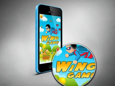 Wing Game game ipad iphone screen splash ui wing