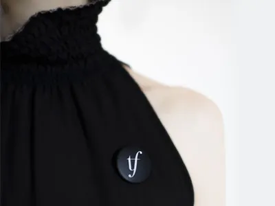 Trip In Fashion - Print Design - Pin acrylic branding calligraphy event identity fashion show favini paper handmade lettering paint poster type design typography