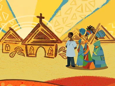 Go To Africa. animation character design illustration