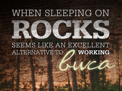 Boundary Waters Canoe Area (BWCA) ad advertisement bwca camping design grunge minnesota outdoors rustic