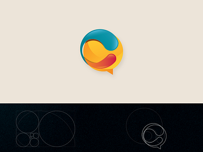 Collaborista Concept blog bubble c chat communication logo mark reloart speech talk