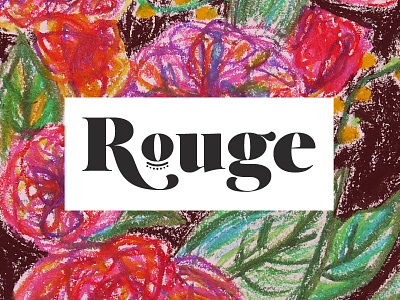 Rouge mixtape oil pastel rose rouge