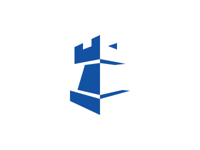 Rook blue castle chess company icon logo nightshift rook security solution