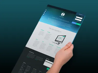 Portal page of company - WIP clean flat flat ui minimal portal page ria ui user interface