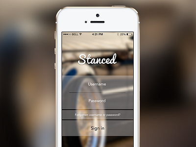 Stanced cars feed ios stanced ui ux