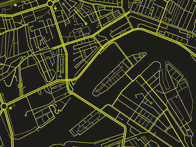 Rotterdam Electric map centre city electric erasmusbrug maas map rotterdam