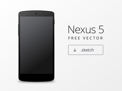 Nexus 5 Mockup android download free freebie mobile mock up mockup nexus nexus 5 phone template vector