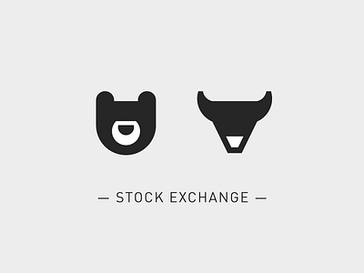 Stock exchange bear bull finance icon icons stock exchange