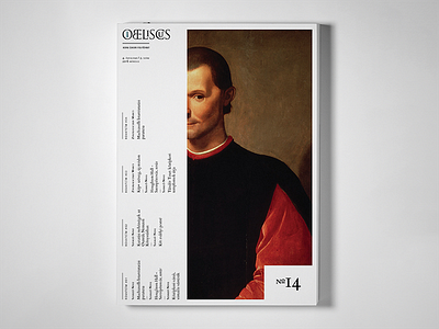 Obeliscus cover cover editorial design journal machiavelli obeliscus