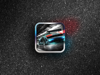 Racing Game Launcher Icon app game gui icon launcher racing ui