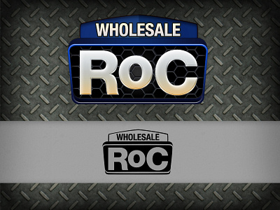 ROC logo automotive car grill metal promotion