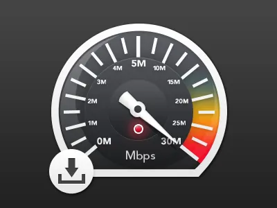 Speedometer gloss metallic