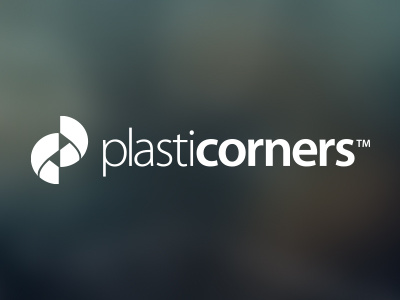 PlastiCorners Logo branding identity logo