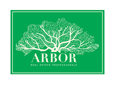 Arbor Real Estate branding illustration logo