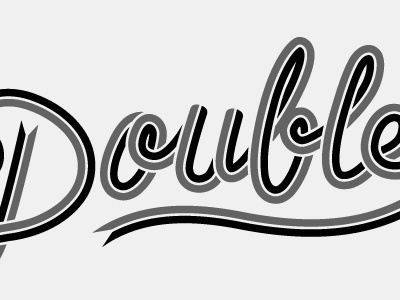 Double script typography