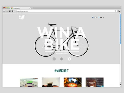 KeepCup Style concept design graphics instagram interaction interface keepcup minimalist ui