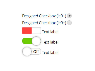 Css Only Check / Radios Elements css design forms html