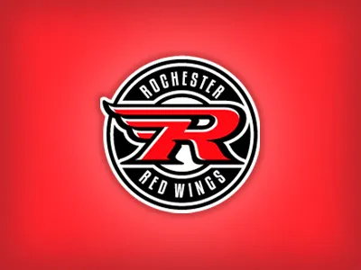 Road Not Taken, Part 8 badge baseball letter r red wings rochester roundel studio simon wing