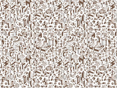 Blocky Geometric Repeating Pattern geometry illustration pattern design surface pattern