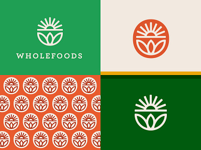 Wholefoods azambuja brand food identity logo mark martin organic