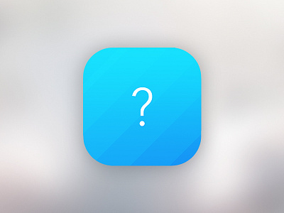 Factium App Icon blue factium icon ios ios7 mobile