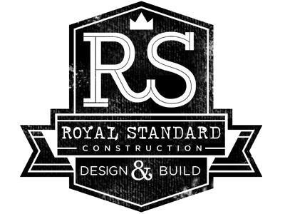 Royal Standard Logo black and white construction logo
