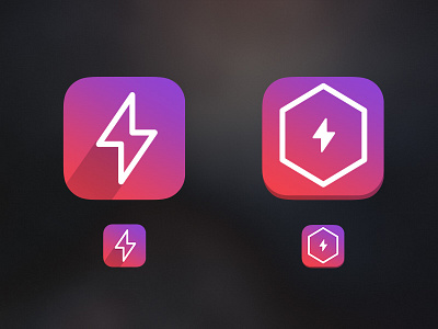 LeveI Abs iOS Icon WIP gradients icon ios7 level abs long shadow meom