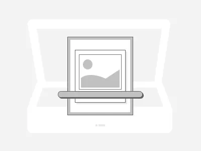 Scanning Service flat icon illustration light outlined pixelg scan search ui web wip
