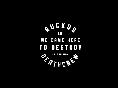 Ruckus stamp