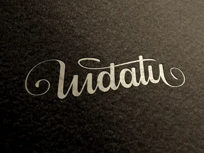 Indatu bruhs calligraphy custom drawing hand lettering logo pen pencil script