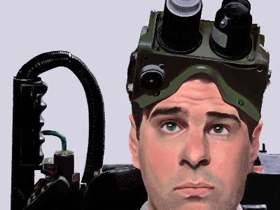 Ray (detail) digital illustration ottawa wip