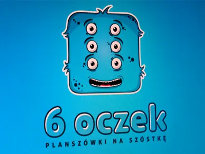 6 oczek board games illustration monster rozmin