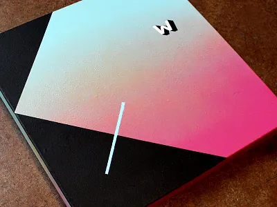 New painting art gradients lettering painting typography