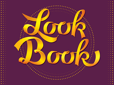 Look Book Ribbon Script ribbon script typography