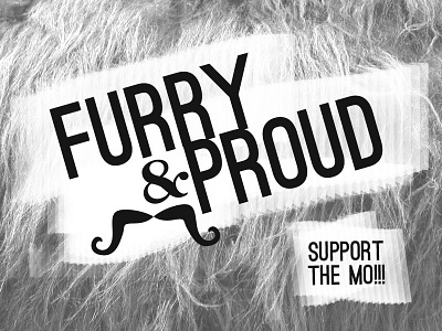 Furry Proud hair on type movember random