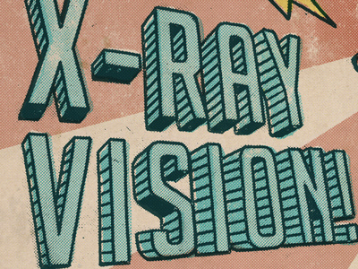 X-Ray Specs ad drawing editorial goggles illustration mario retro specs vision x ray zucca
