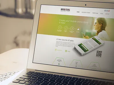 Mobitorg blur branding desctop design interface landing navigation page slider ui web website