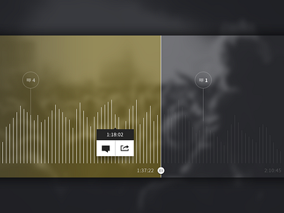 Audio Visualizer audio comments music set share visualizer