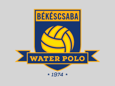 water polo | bekescsaba ball logo sport water polo