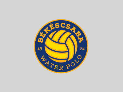 water polo | bekescsaba ball logo sport water polo